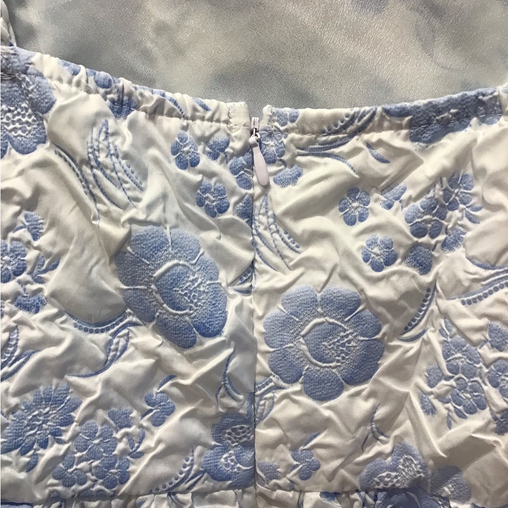NWT Floral sundress with Bubble skirt bottom. - Picture 3 of 4